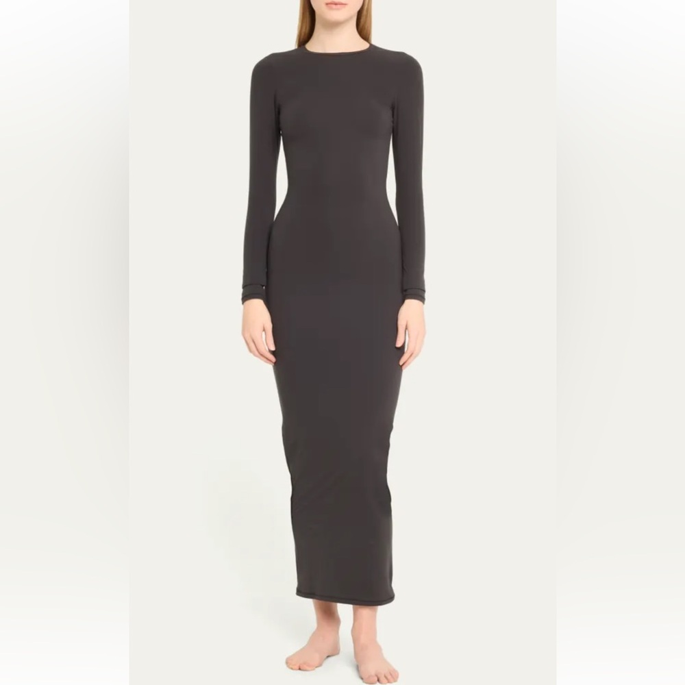 Skims Fits Everybody Long Sleeve Dress